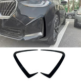 BMW X3 G45 2025+ M-Sport Front Bumper Canards In Gloss Black Body Trims