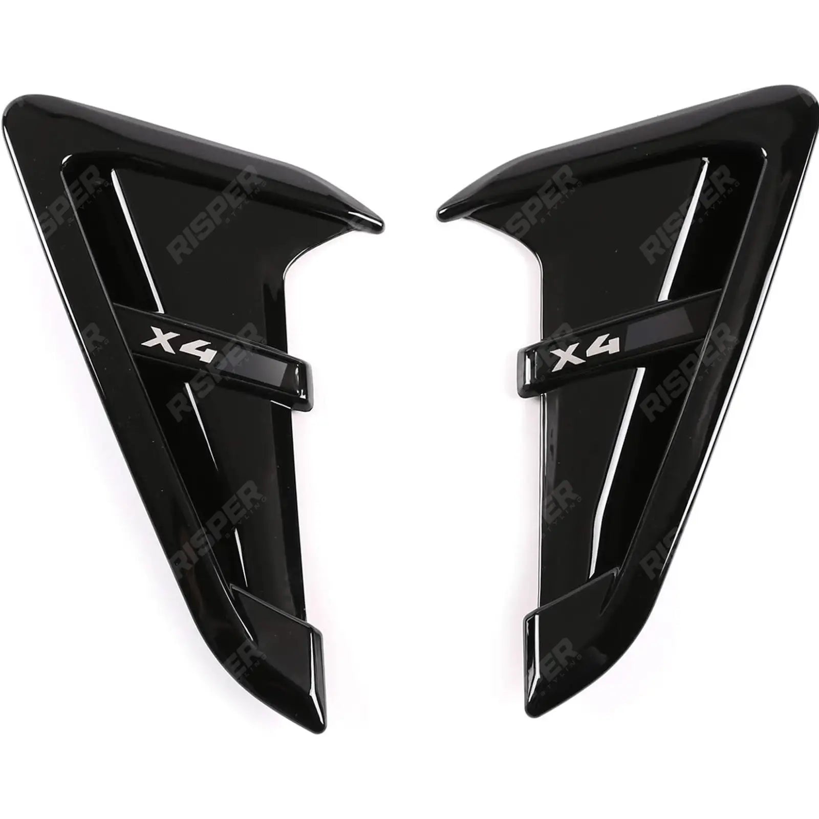 BMW X4 2018 - 2020 Side Fenders In Gloss Black