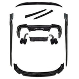 BMW X4 M Sport 2018 - 2020 Full Aero Kit With Exhaust Tips In Gloss Black