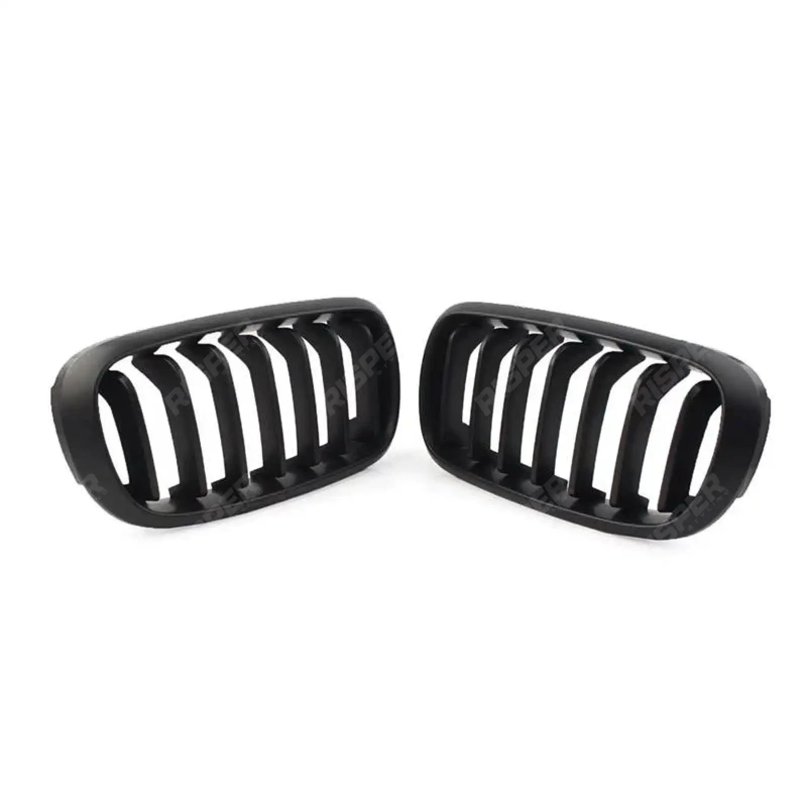 Bmw X5 F15 2013-2018 - Matte Black Front Grill - Solid Slat Grilles