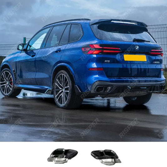 BMW X5 G05 LCI M Sport 2023+ Upgrade Exhaust Tips - Pair Exhaust Systems