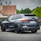 BMW X5 G05 M Sport 2018 - 2022 - Black Knight Rear Diffuser in Gloss Black