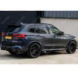 BMW X5 G05 M Sport 2018 - 2022 - Black Knight Rear Diffuser in Gloss Black