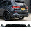 BMW X5 G05 M Sport 2018 - 2022 - Black Knight Rear Diffuser in Gloss Black