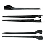 BMW X5 G05 M Sport 2018+ - Black Knight Side Skirt Splitters in Gloss Black