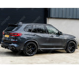 BMW X5 G05 M Sport 2018+ - Black Knight Side Skirt Splitters in Gloss Black