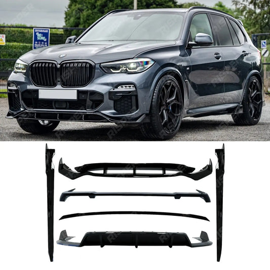 BMW X5 M Sport 2018 - 2022 G05 Gloss Black Knight Aero Body Kit M Sport