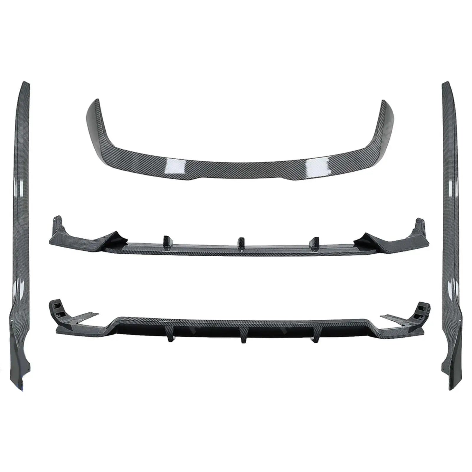 BMW X7 G07 M Sport (2018 - 2022 pre - LCI) Black Knight Aero Kit Carbon Look