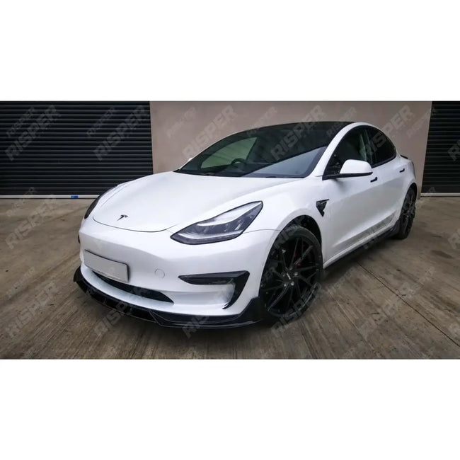 CANARD ACCENTS IN GLOSS BLACK For TESLA MODEL 3 2018 ON Secondary image