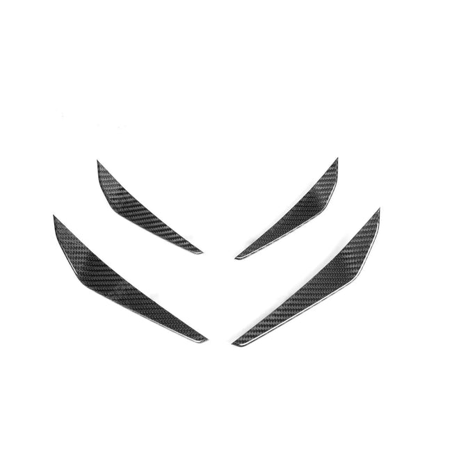 Pre Preg Carbon Fibre Front Bumper Canards M Performance Style For BMW M3 G80 Secondary image