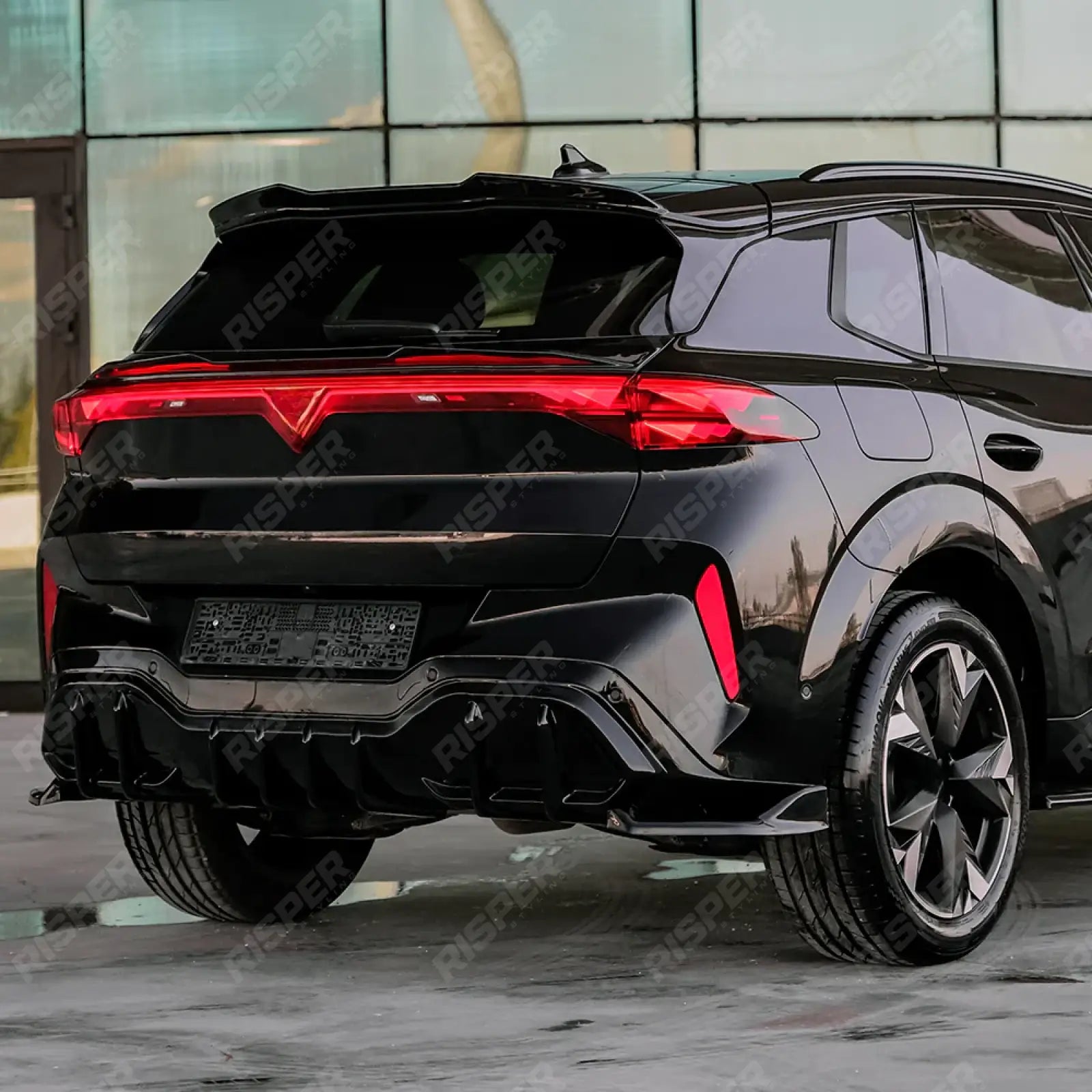 Cupra Terramar MK1 2025 On Mid Spoiler In Gloss Black Rear Spoilers