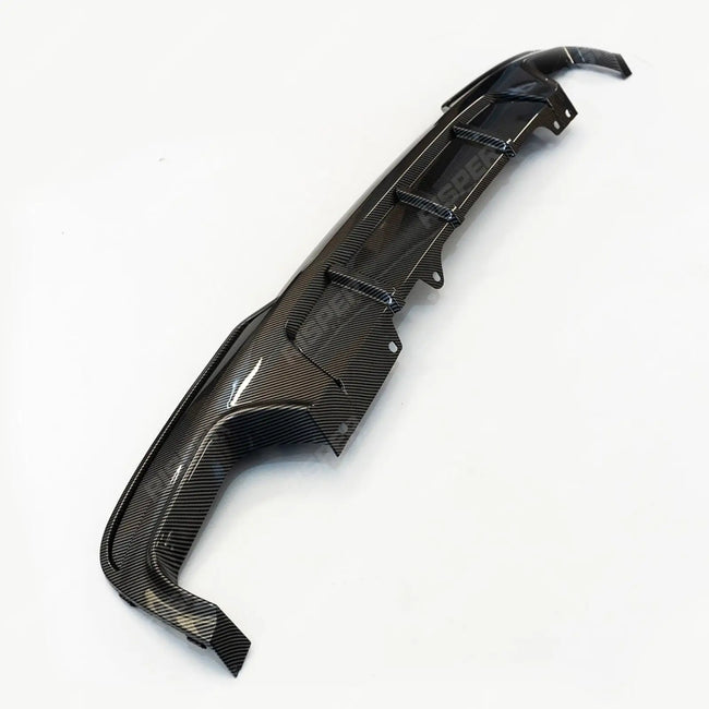 Rear Diffuser with Quad Exit in Carbon Look For BMW 5 Series M Sport F10 F11 Secondary image