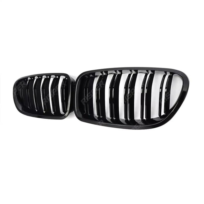 DUAL SLAT FRONT GRILL IN GLOSS BLACK For BMW 5 Series F10 2009-2017 Secondary image