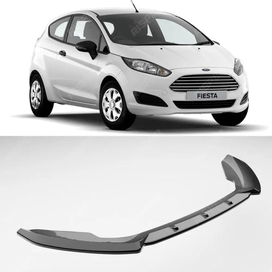 Ford Fiesta MK7 Facelift 12 - 17 Risper Front Splitter - Gloss Black