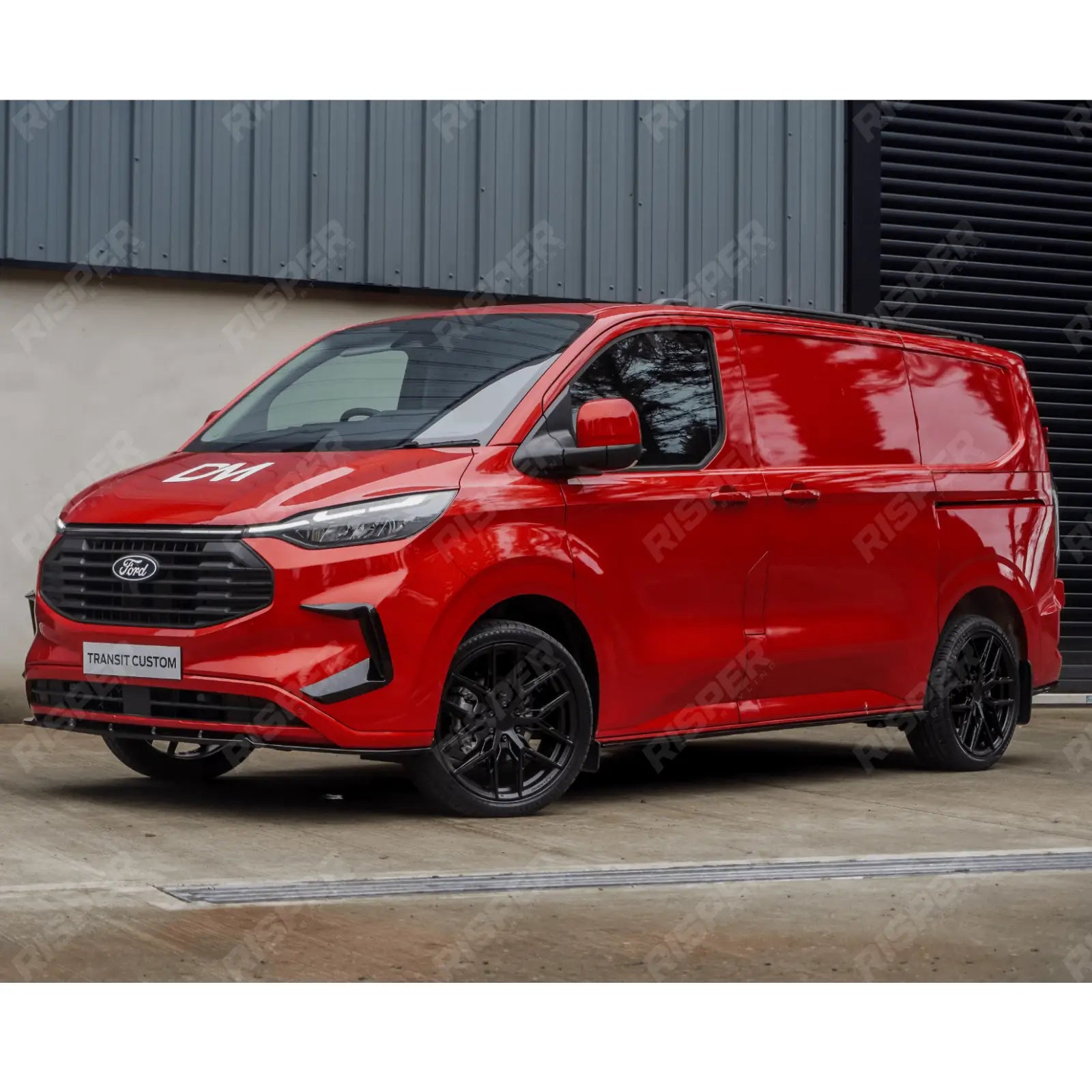 Ford Transit Custom 2024+ LWB Sport Style Roof Rails In Black