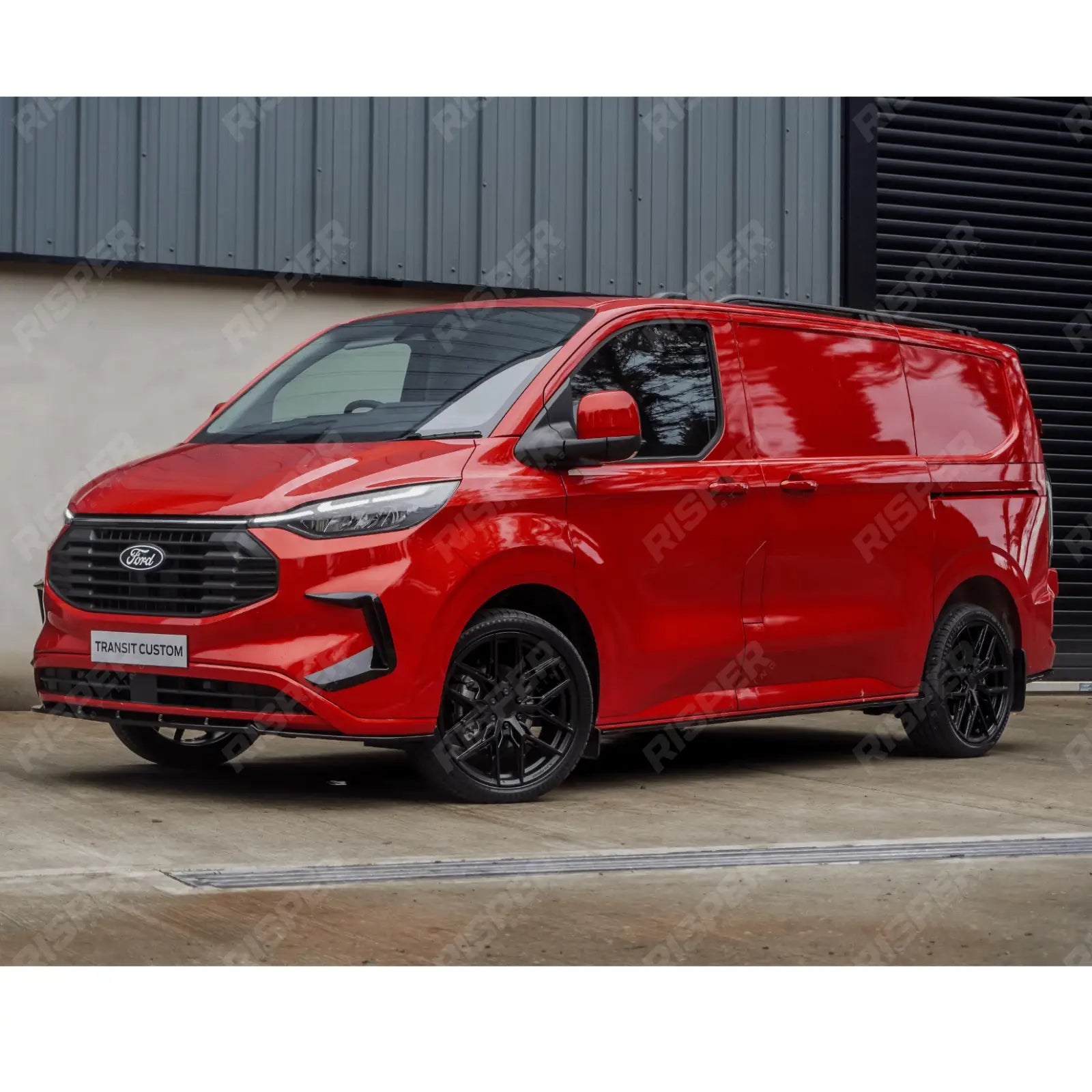 Ford Transit Custom 2024+ SWB Sport Style Roof Rails In Black