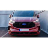 Ford Transit Custom MK2 2024 On Front Splitter Gloss Black V2