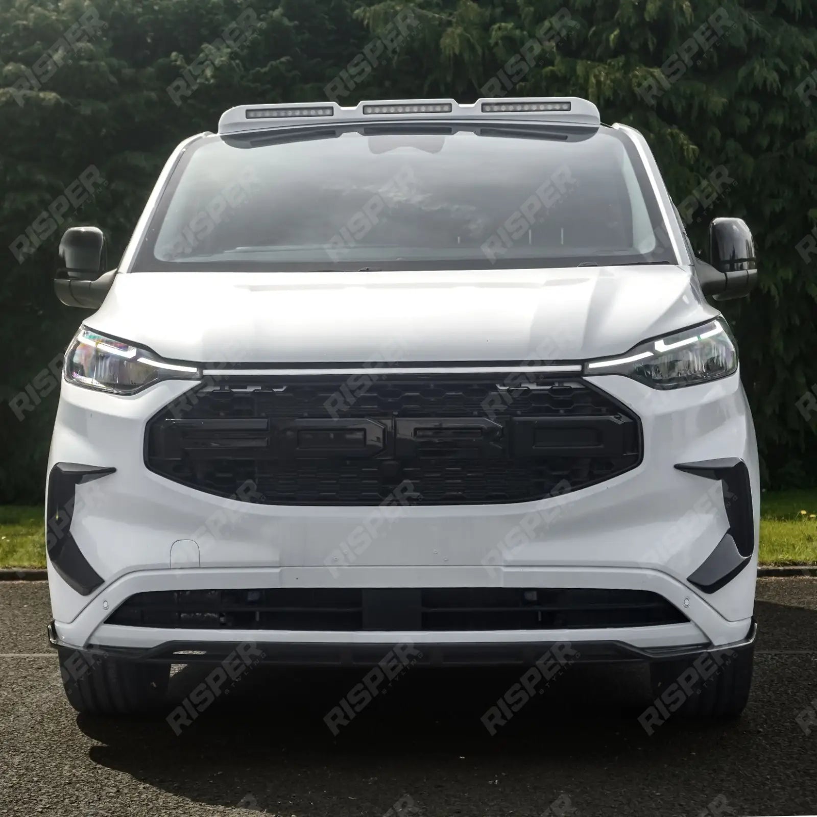 Ford Transit Custom MK2 2024 on LWB Full Low Line Aero Kit V2 In Gloss Black Aero Kit