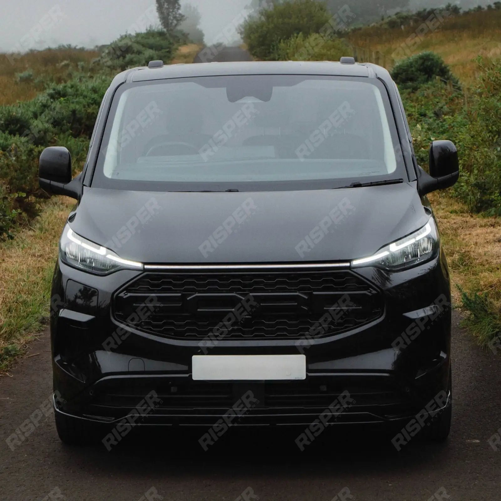Ford Transit Custom MK2 2024 on PHEV Full Low Line Aero Kit In Gloss Black Aero Kit