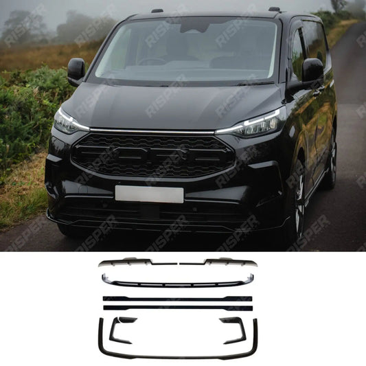 Ford Transit Custom MK2 2024 on PHEV Full Low Line Aero Kit In Gloss Black Aero Kit