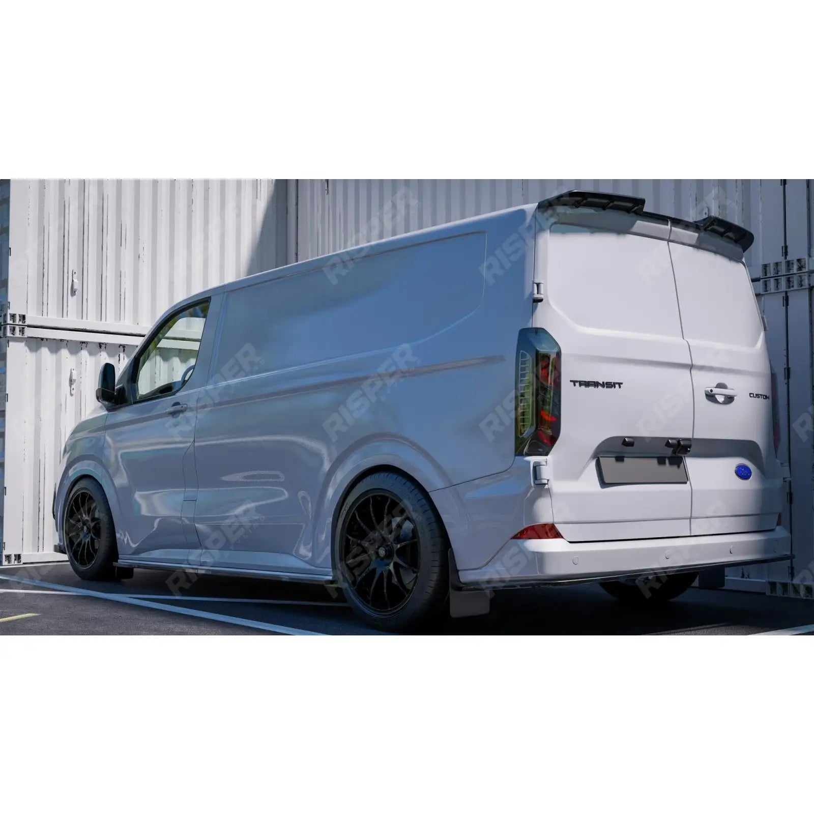 Ford Transit Custom MK2 2024 on Full Low Line Aero Kit In Gloss Black