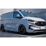 Ford Transit Custom MK2 SWB 2024 On Trapezoid Side Bars In Matt Black Side Bars