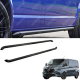 Ford Transit Custom Swb 2018-2023 2.4 Inch Gloss Black Oe Style Sportline Side Bars - Pair Side Bars
