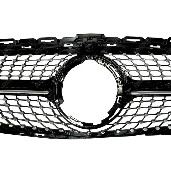 Front Grille Diamond Style (Camera Compatible) For Mercedes C205 W205 2019-2021 Secondary image