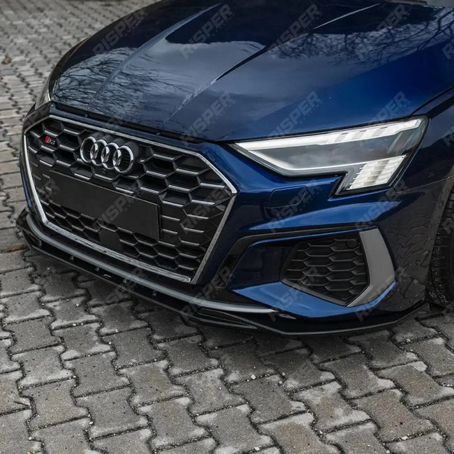 Front Splitter In Gloss Black For Audi S3 8Y 2020-2024 - A3 S-Line 8Y 2020-2024 Secondary image
