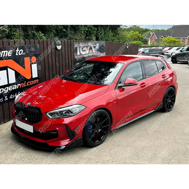 Front Splitter in Gloss Black for BMW 1 Series F40 M-Tech 2019 On Secondary image