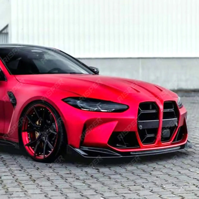 Front Splitter in Gloss Black For BMW M3 M4 G80 G81 G82 G83 2021 on Secondary image