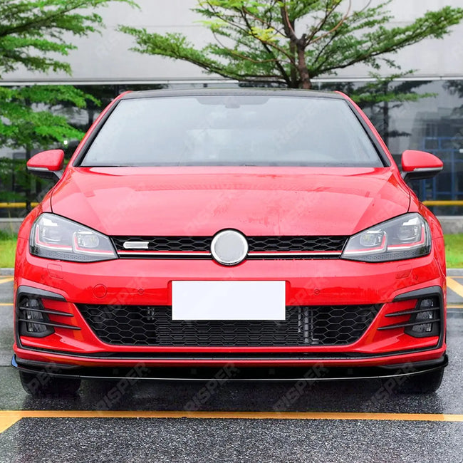 Front Splitter in Gloss Black For Vw Golf Mk7.5 GTI / R LINE 2017-2019 Secondary image