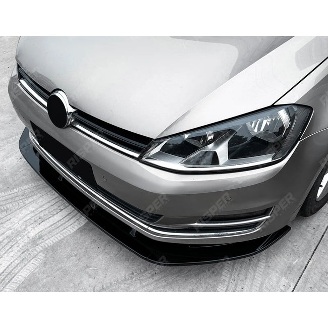 Front Splitter in Gloss Black For Vw Golf Mk7 S / SE / MATCH 2013-2016 Secondary image