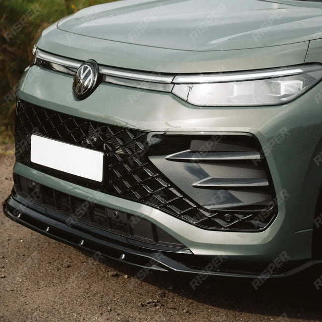 Front Splitter In Gloss Black For VW Tayron R-Line MK1 2025 On Secondary image