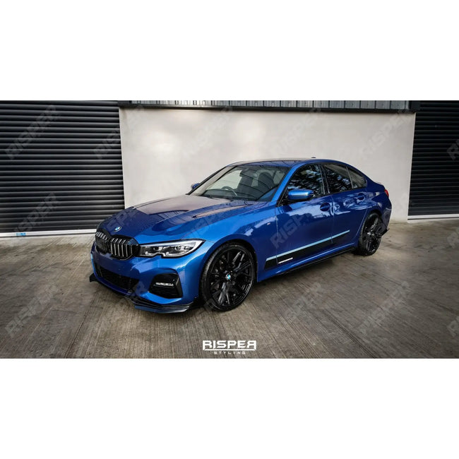 Front Splitter Lip Gloss Black For BMW 3 Series M Sport G20/G21 2018-2021 (pre-lci) Secondary image