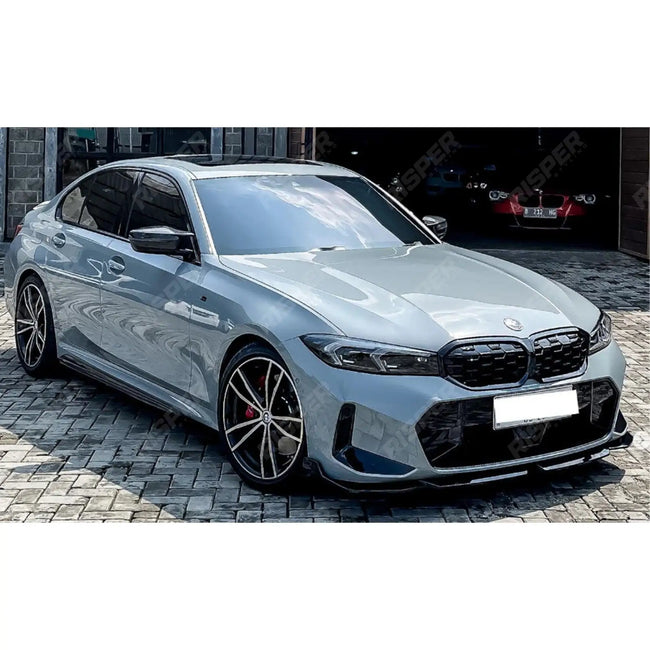 Front Splitter Lip In Gloss Black For BMW 3 Series G20 LCI M Sport Facelift 2022+ Secondary image