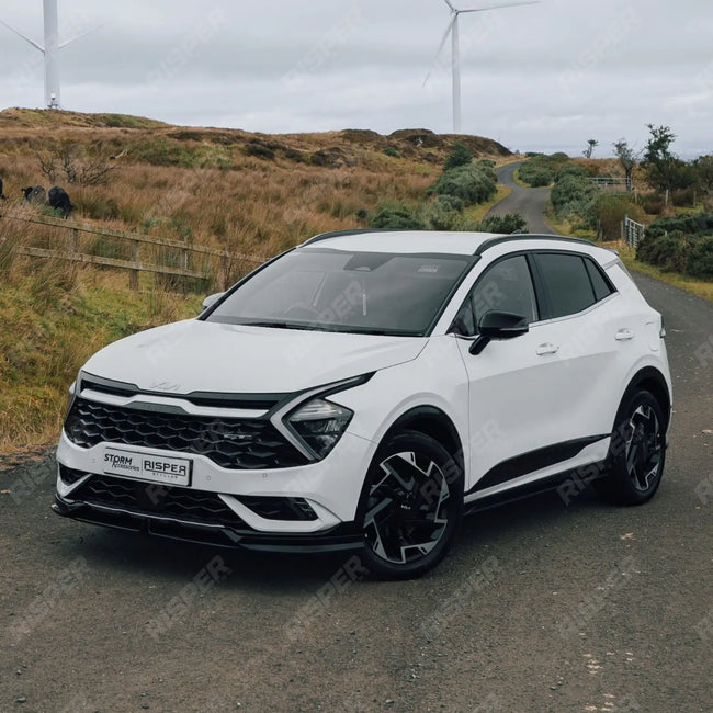 Front Splitter Lip In Gloss Black For Kia Sportage MK5 GT Line 2021-2025 Secondary image