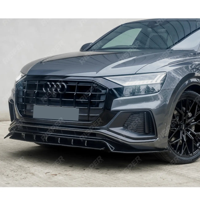 Full Aero Low Line Kit In Gloss Black By Risper Styling For Audi Q8 S Line 2018-2023 Secondary image