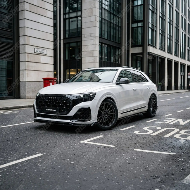 Full Aero Low Line Kit In Gloss Black For Audi Q8 S-Line 2023+ Secondary image