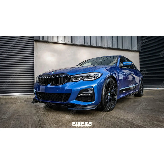 Gloss Black Aero Kit Lip Package For BMW 3 Series G20 G28 M Sport 2018+ Secondary image