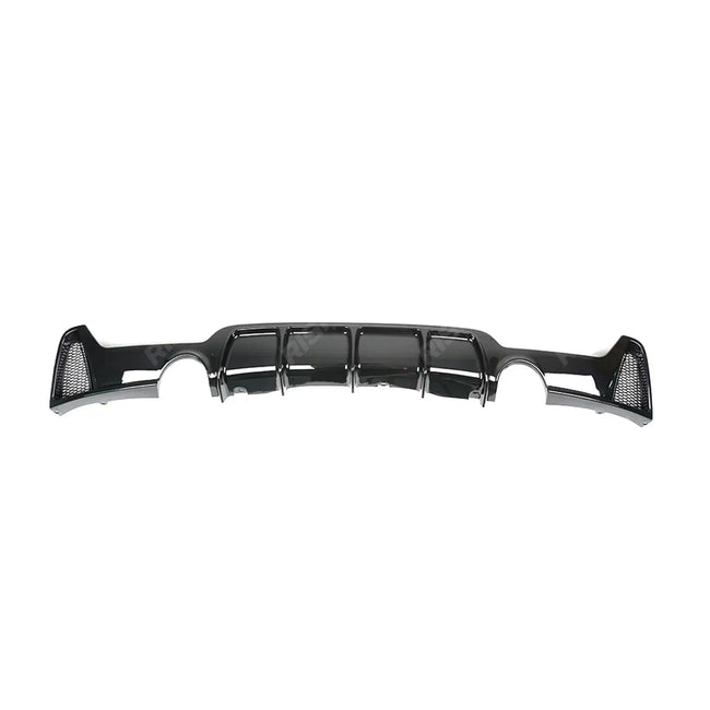 Gloss Black Dual Exit Rear Diffuser For BMW 4 Series M Sport F32 F36 Secondary image