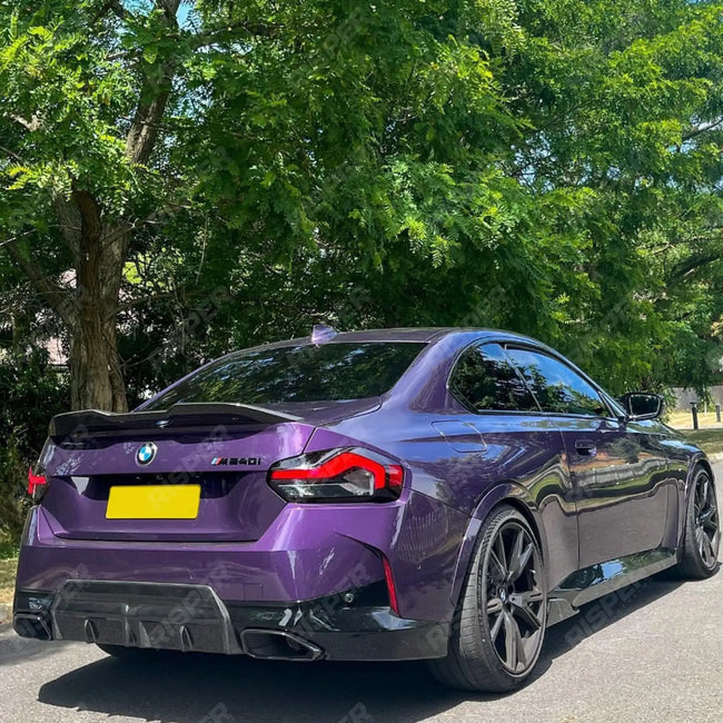 Gloss Black MP Style Rear Spoiler For BMW 2 Series G42 2022+ Secondary image