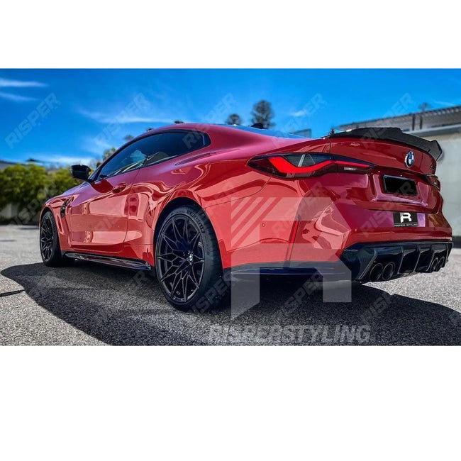 Gloss Black PSM Style Duck Tail Spoiler For BMW 4 Series G22 M4 G82 2-Door Secondary image