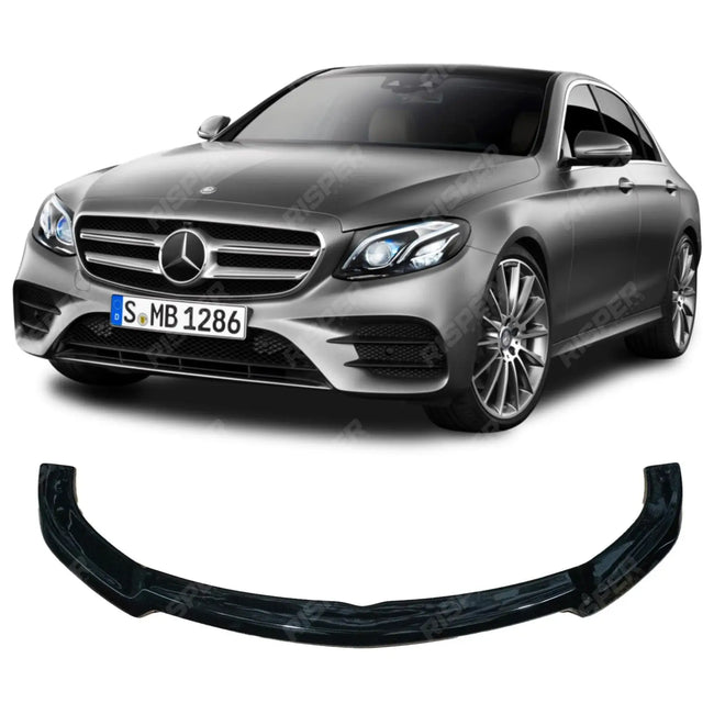 Gloss Black Risper Front Splitter For Mercedes E-Class W213 (C238) AMG-LINE / E53 AMG 2017-2020 Secondary image