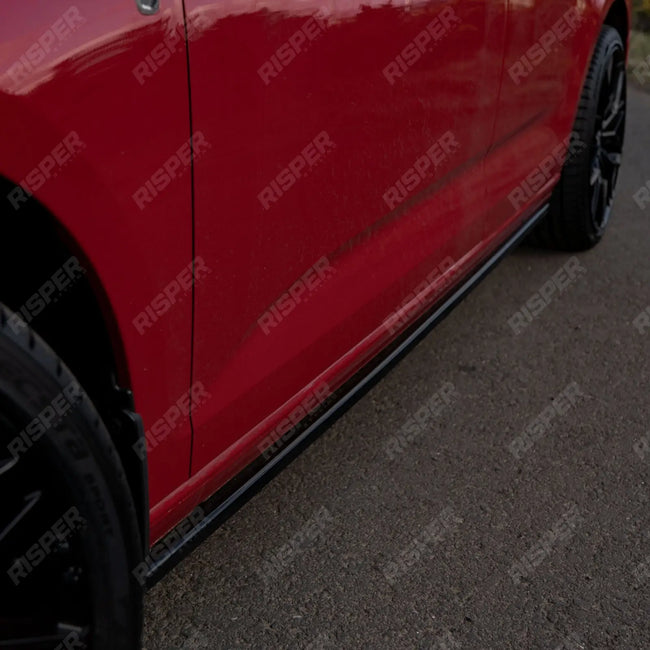 Gloss Black Side Skirt Splitters For Volkswagen Caddy MK5 2021+ Secondary image