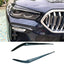 BMW X5 G05 2019-2023 (PRE LCI) Headlight Brows In Gloss Black Body Trims