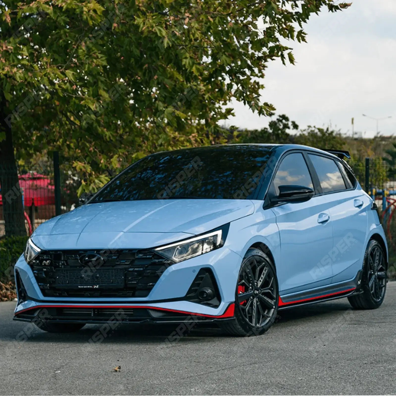 Hyundai I20 N Mk3 2020+ Aero Body Kit In Gloss Black Body Kit