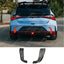 Hyundai I20 N Mk3 2020+ Rear Side Splitters In Gloss Black (2 Pcs)