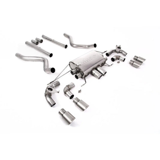 Land Rover Defender 90 5.0 V8 525PS - Milltek Sport Non - Resonated OPF Back System - Valved