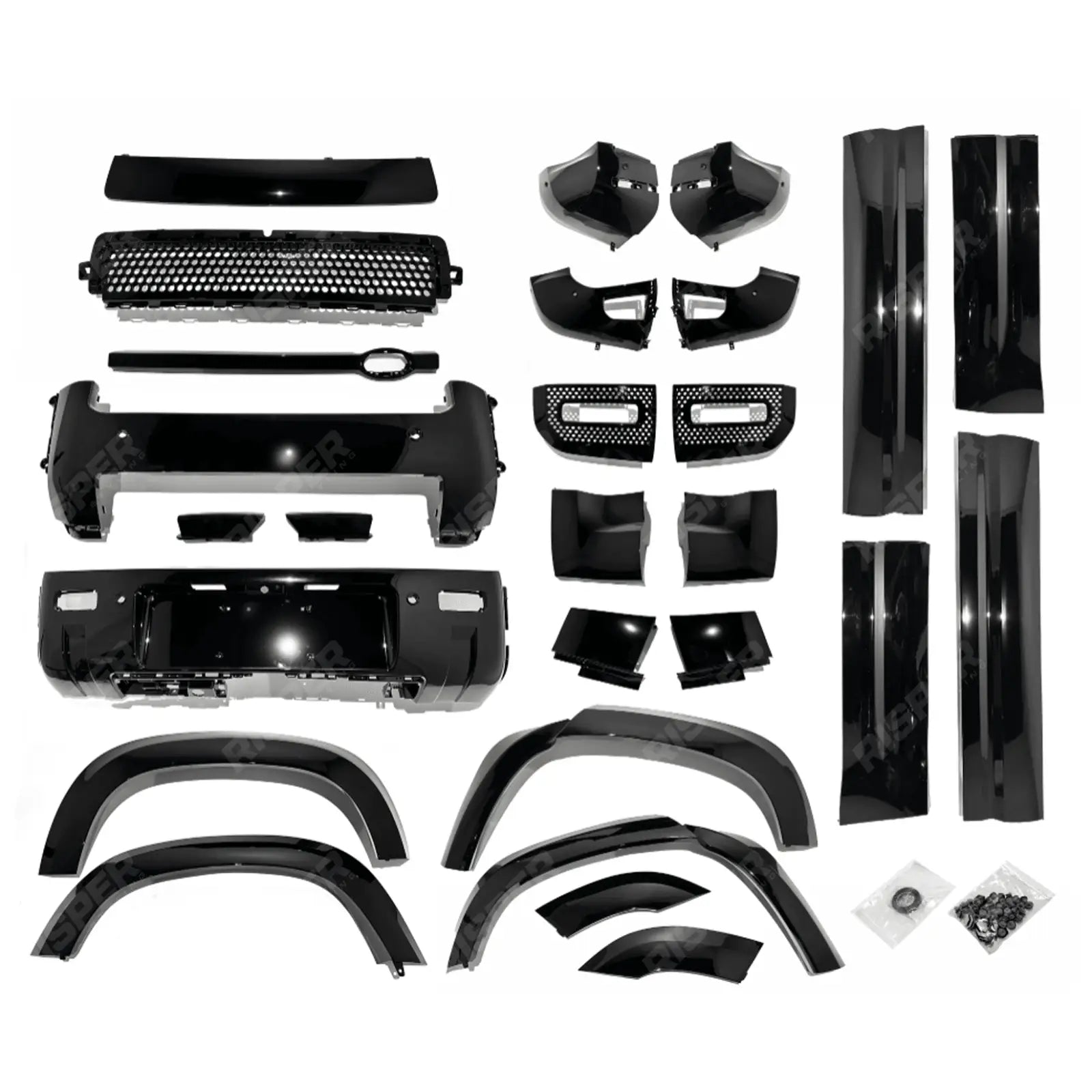 Land Rover Defender L663 110 Gloss Black Full Kit Upgrade By Risper